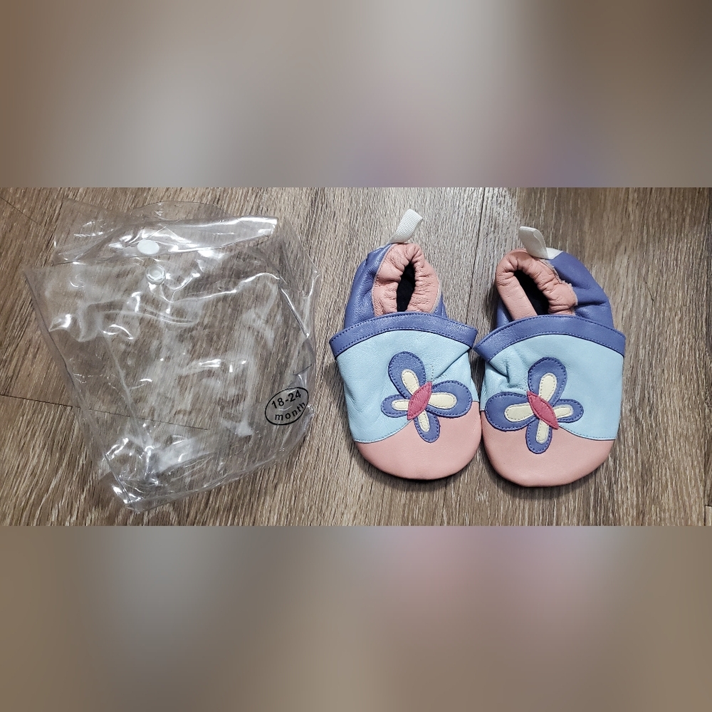 New Bambino Leather Baby Shoes 18-24 Months